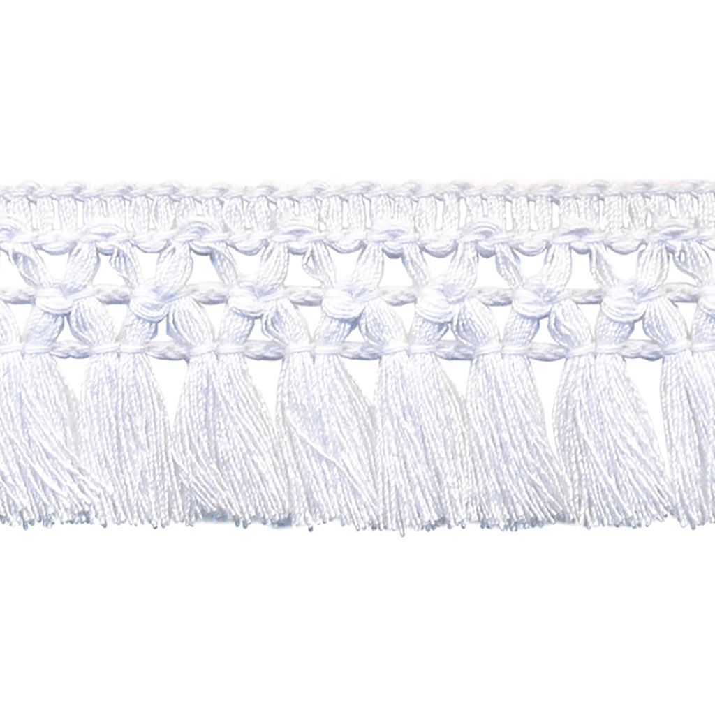 Luxus Quastenborte Meterware 65mm Breite Schwarz - Dekoborte Mit Troddeln