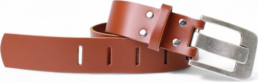 FRONHOFER Damen Ledergürtel 4 cm, Gürtelschnalle breiter Dorn, echt Leder