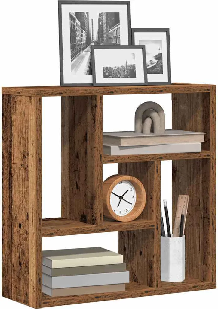 Mensola da Parete 45x16x45 cm in Legno di Recupero | Arredo Design