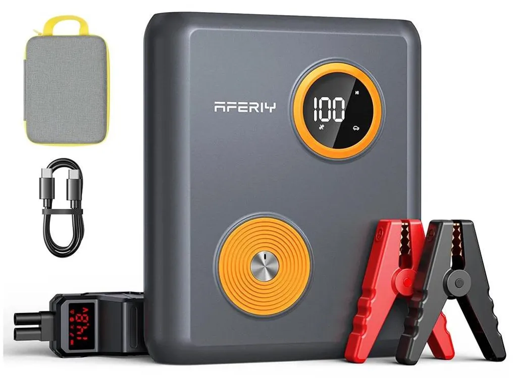 Chargeur portable haute capacité 27500 mAh avec sortie 12V et USB-C