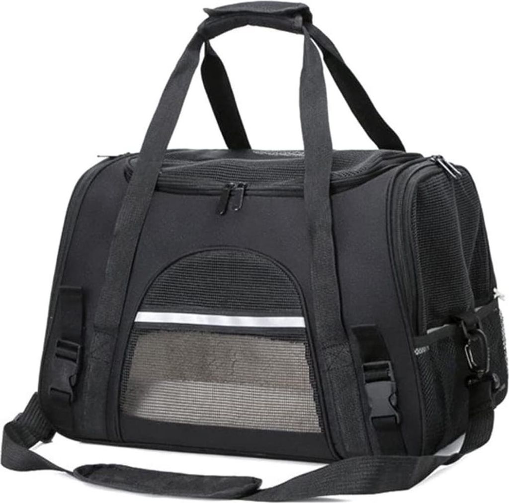 ASKSA Transportbox Katze Katzen transportboxen Hundetragetasche Transporttasche mit Einstellbar Schultergurt katzenbox fuer Katzen Kleiner Hund Wel...