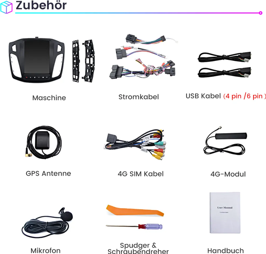 GPS Android Ford Focus III 2012-2018 WiFi Bluetooth pour Navigation - 21