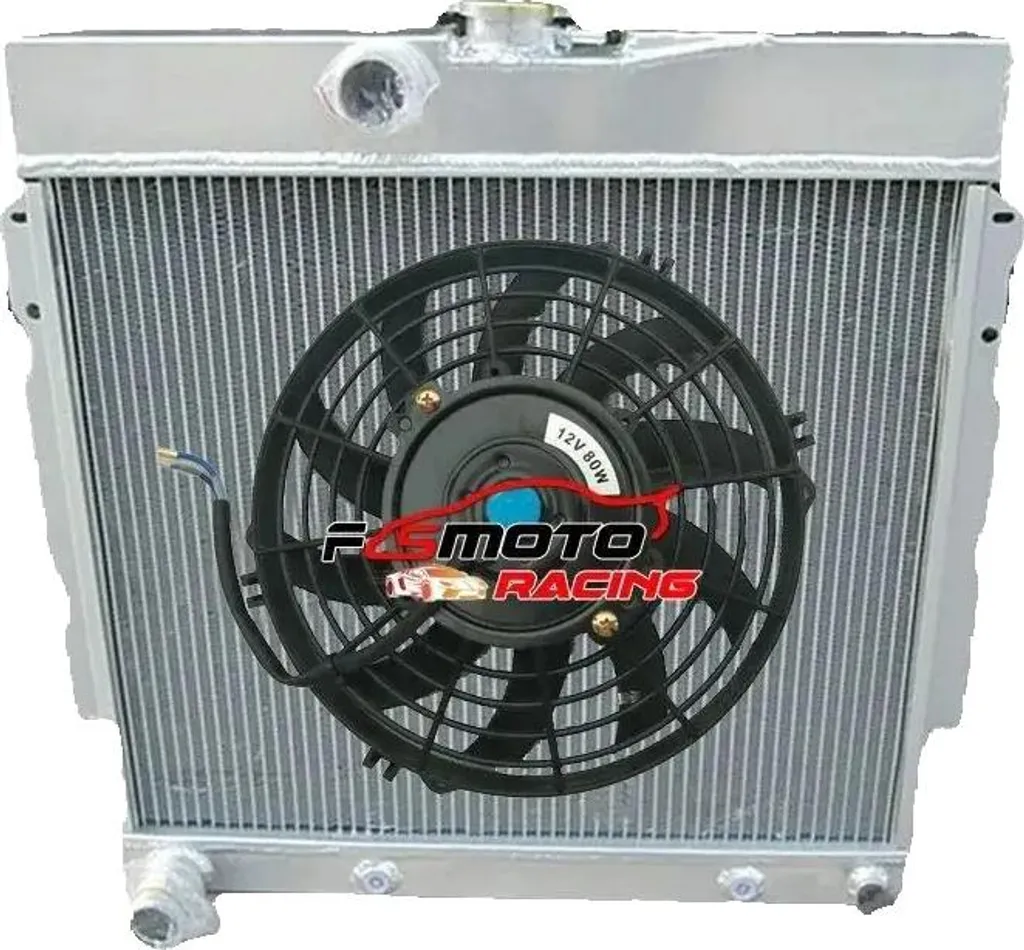 Radiateur de refroidissement moteur en aluminium à double rangée 38mm
