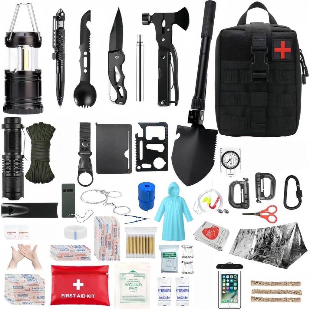 206-teiliges Survival Kit, wasserabweisend & kompakt Produktbild 