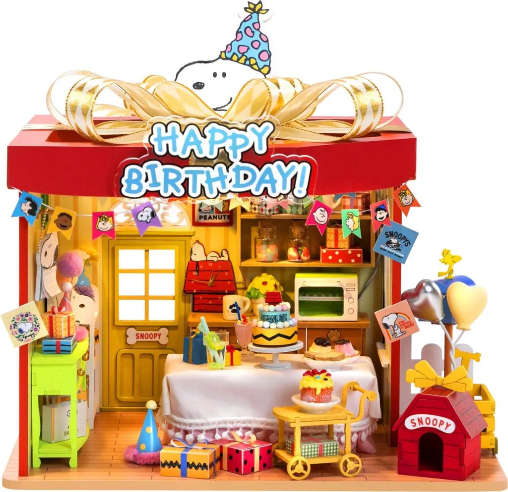 Kit de construction Peanuts Puremind avec Figurines pour Enfant de 6 ans