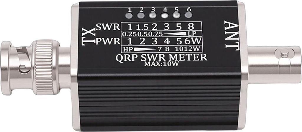 10W SWR měřič s 6 LED indikátory 1-30MHz Frekvenční měřič Obrázek produktu 