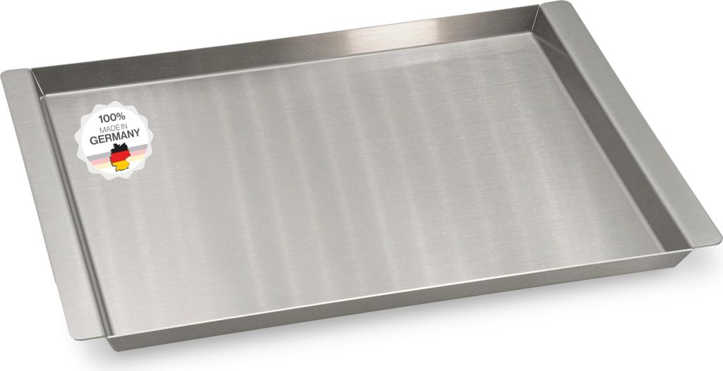 Edelstahl Serviertablett maxi 50x37,5cm
