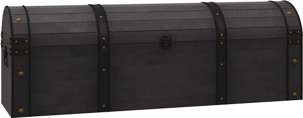 vidaXL Aufbewahrungstruhe Massivholz Vintage-Stil 120x30x40 cm