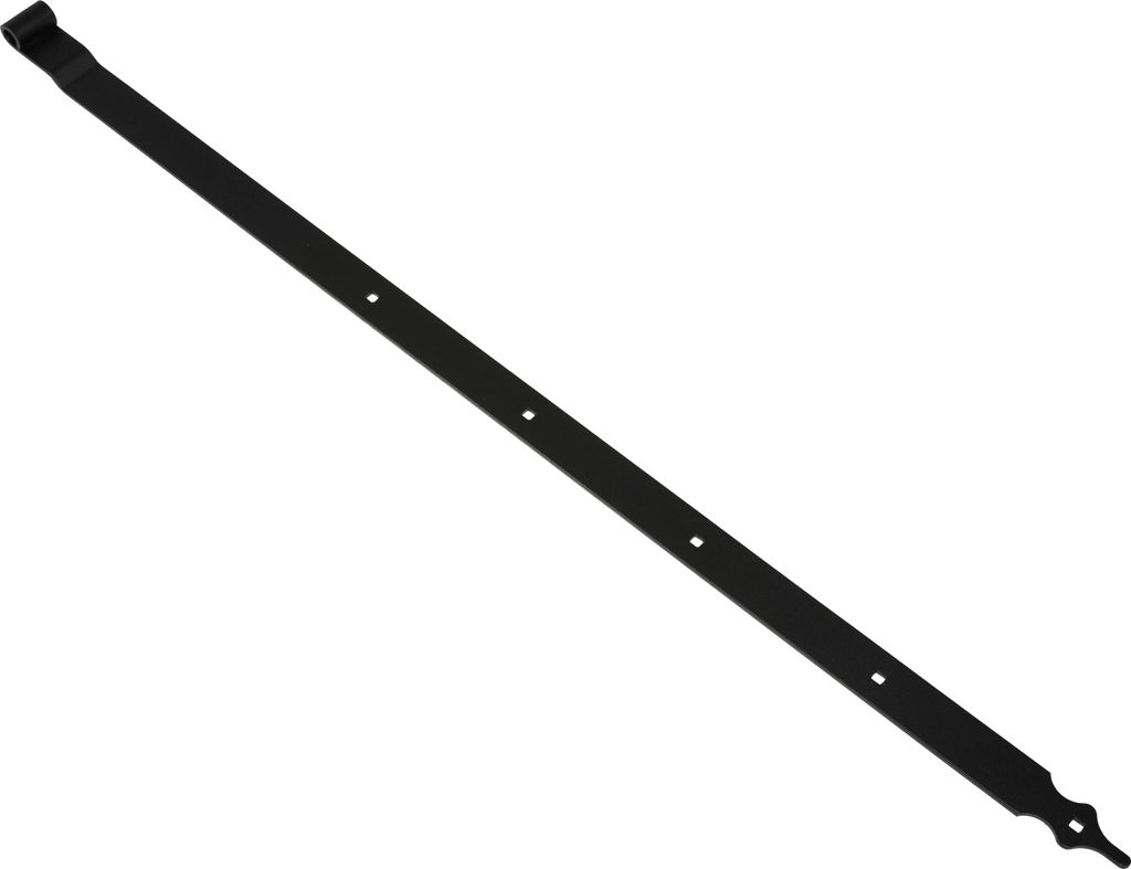 Ladenband Gekröpft Schwarz 120 cm Rustikale Spitze - Pro Stück