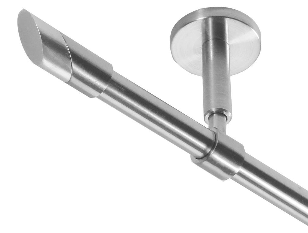 Gardinenstange mit Deckenhalterung Ø 16mm I echtes Produktbild 