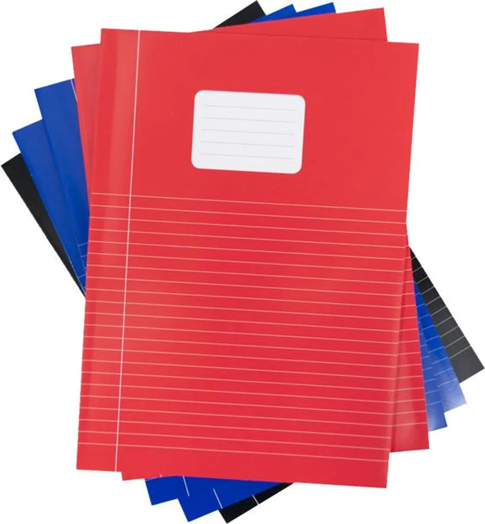 Lot de 5 Cahiers A4 Verhaak 80 Pages 60g Ligné - Papier Léger et Souple