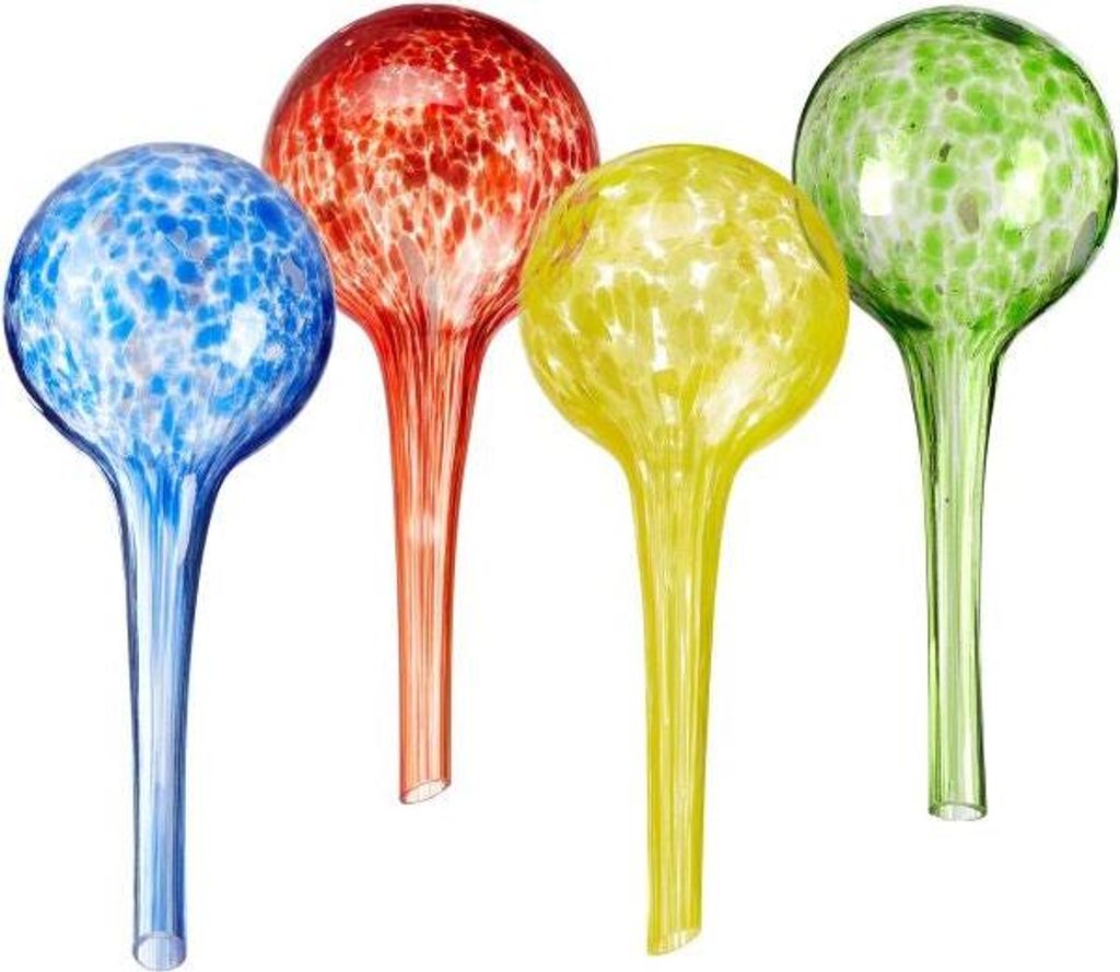 Bunte Wasserbälle Glas 4er Set