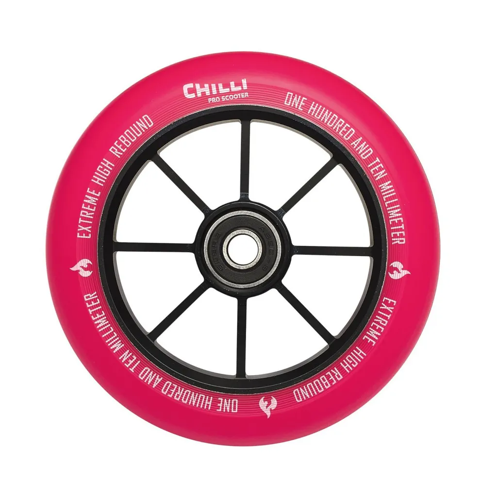 Rouleau 110mm rose piment robuste avec tapis souple pour roulage parfait