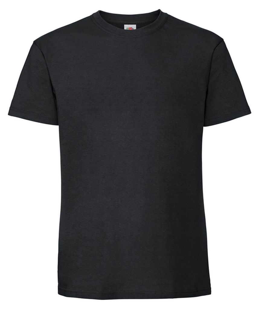 Fruit of the Loom - "Iconic Premium" T-Shirt für Herren FK3353 (M) (Schwarz)