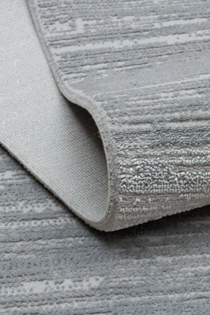Tapis Anti-Bruit Lagos 19 Gris Clair 140x200 cm Facile à Entretenir