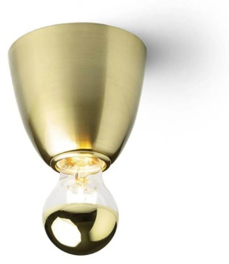 Plafonnier E27 laiton brossé REACH pour salon chambre et couloir moderne