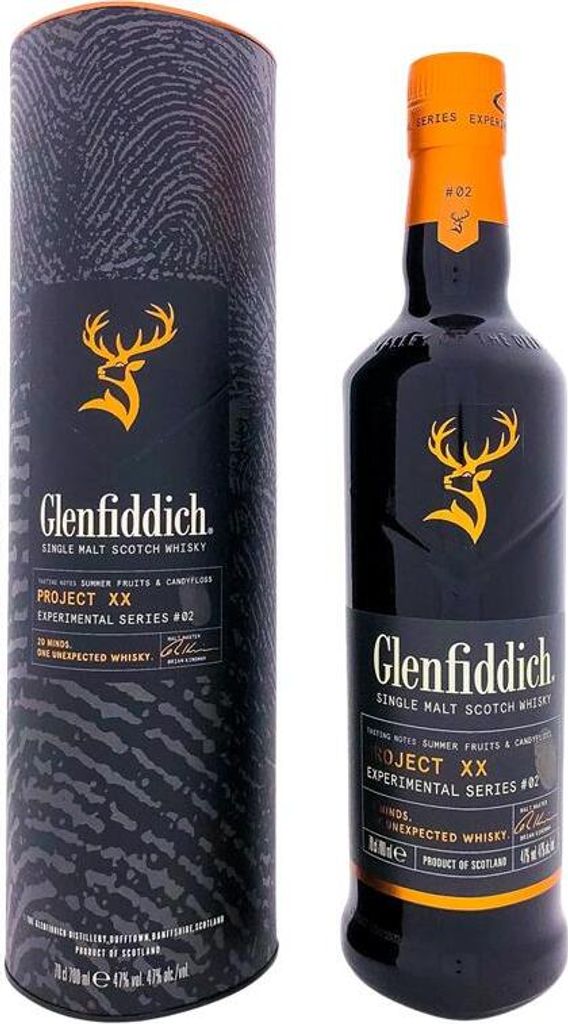 Glenfiddich Project XX + Box 700ml 47% Vol. Produktbild 
