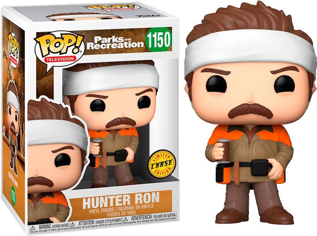 Funko POP! Parks & Erholung Hunter Ron 1150 Chase