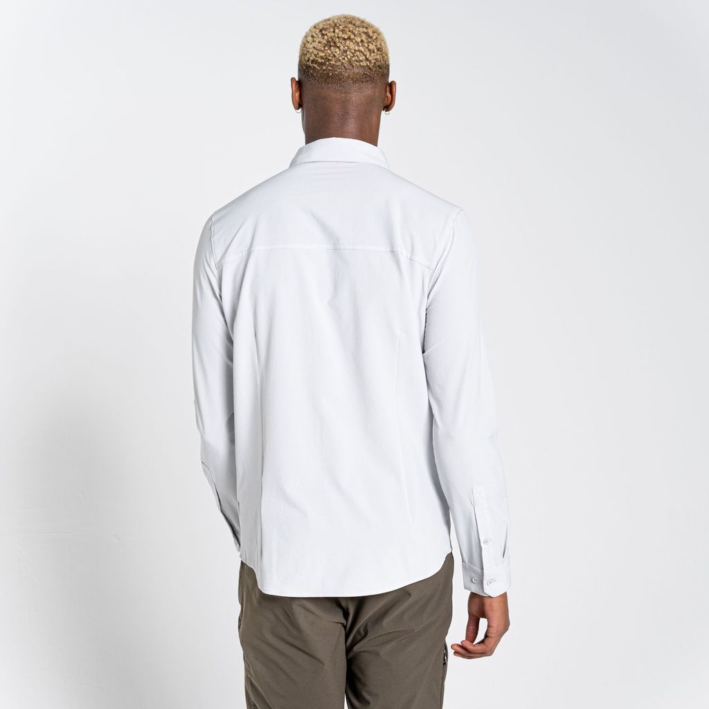 Craghoppers Chemise Homme Nosilife Nuoro II Manches Longues - Blanche Taille L