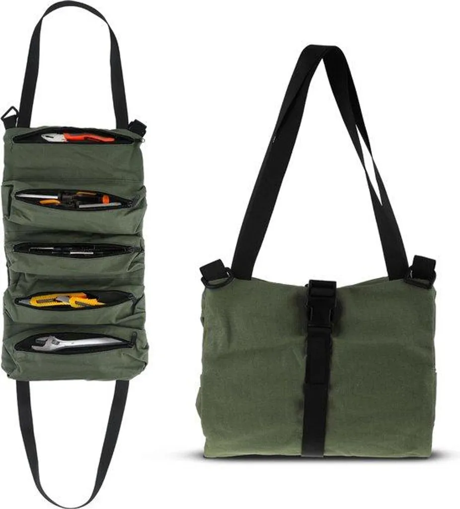 Sac à pince et tournevis en toile : fini les outils perdus en forêt
