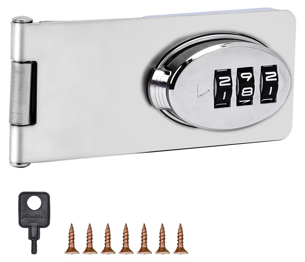 3-stelliges Zahlenschloss für Schränke (schlüssellos) – Produktbild 