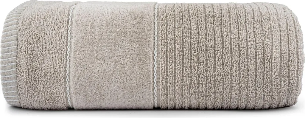 Telo Bagno Teo 70x140 Beige: Minimalismo in Cotone e Velluto 470g