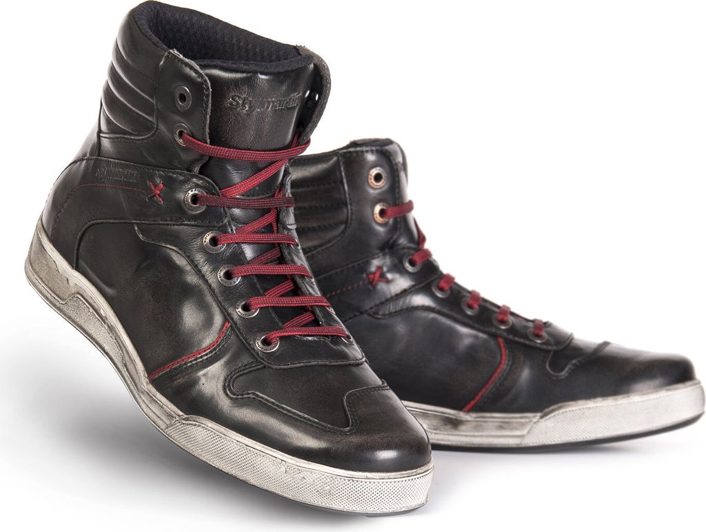 Stylmartin Iron Motorradschuhe (Black/Red,46)
