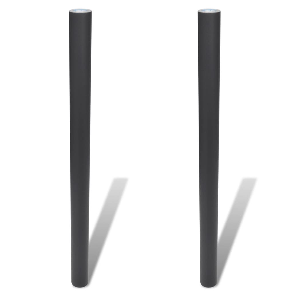 Langlebige Wandaufkleber Kreidetafel 0,45x2 m 2 Rollen mit Kreiden - Magnettafeln & Whiteboards Möbel460479 - Magnettafeln & Whiteboards