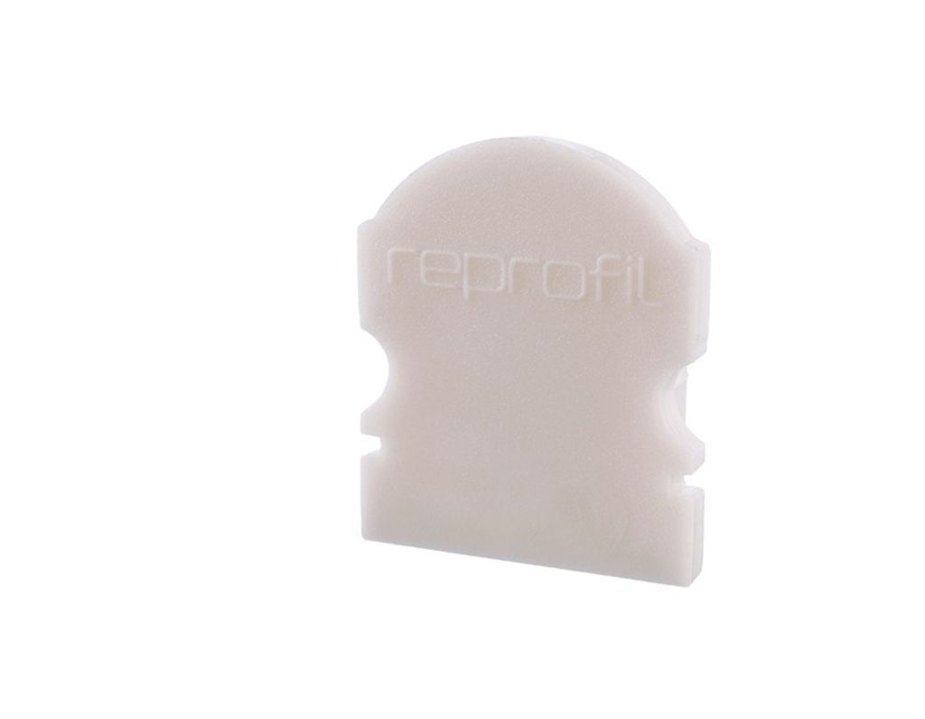 Reprofil 980010 Profil Zubehör Endkappe L-AU-02-10 Set 2 Stk , Weiß