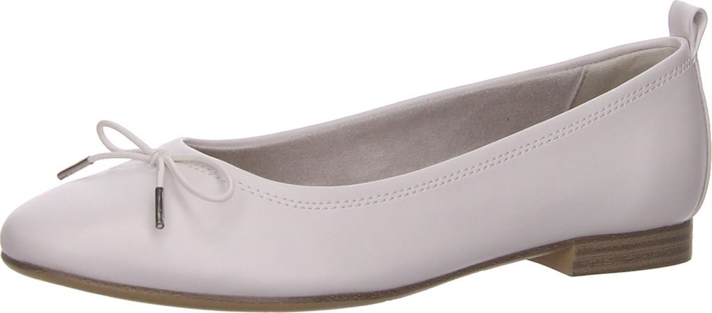 Tamaris Ballerina in weiss/weiss kombi, Gr. 36 Produktbild 