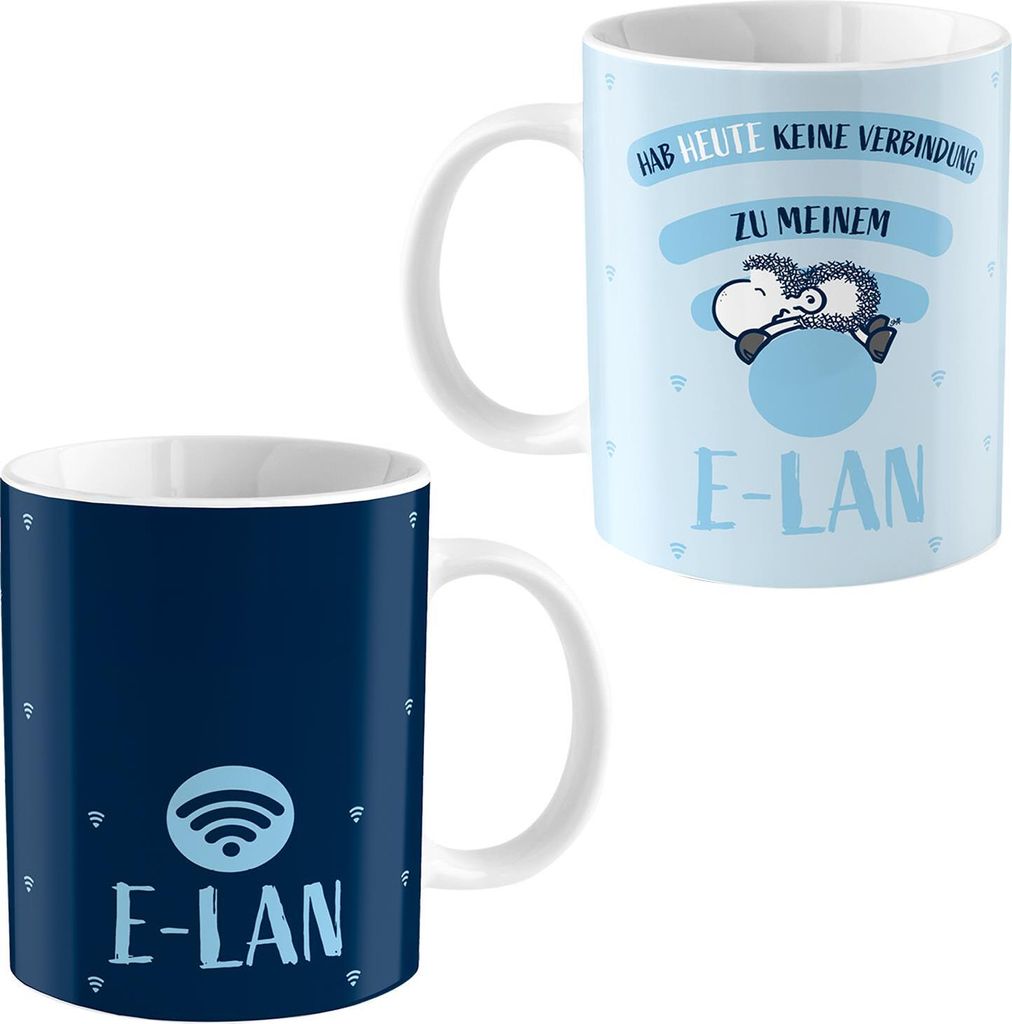 Sheepworld 47062 Zaubertasse mit Wechselmotiv E-LAN, Produktbild 