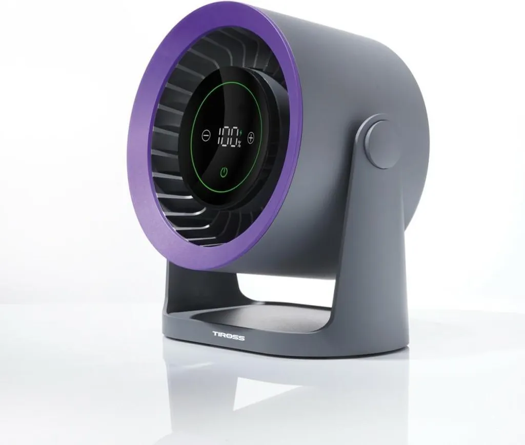Fini la chaleur sans prise avec le ventilateur rechargeable Tiross LED