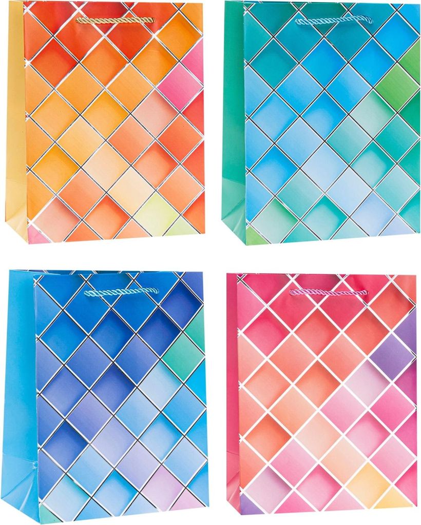 Torebka ozdobna Rozette mix wzorów 26 x 32 x 10 cm