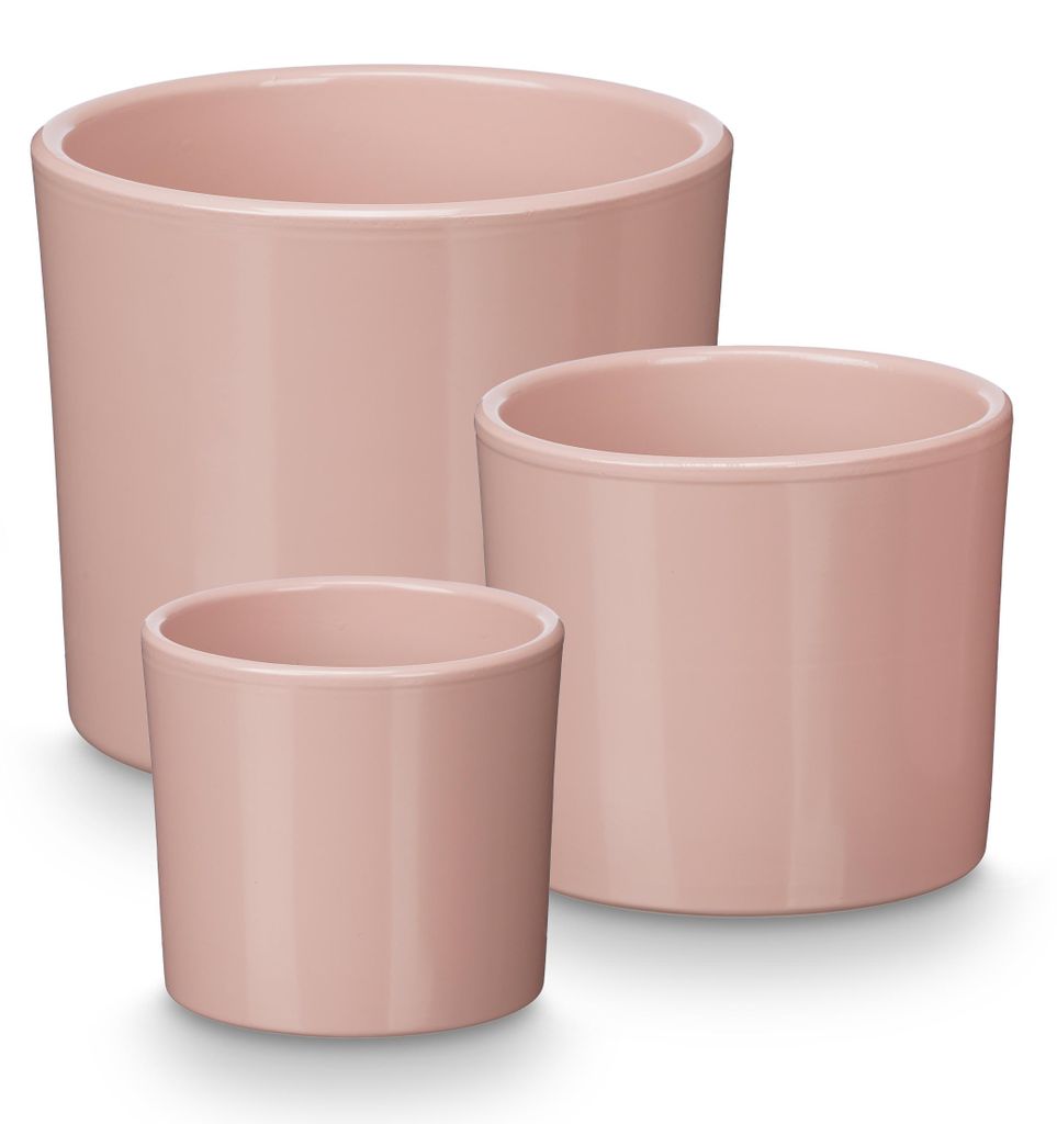 Keramické kvetináče, 3 kusy, Ø 14, 17, 22 cm Obrázok produktu 