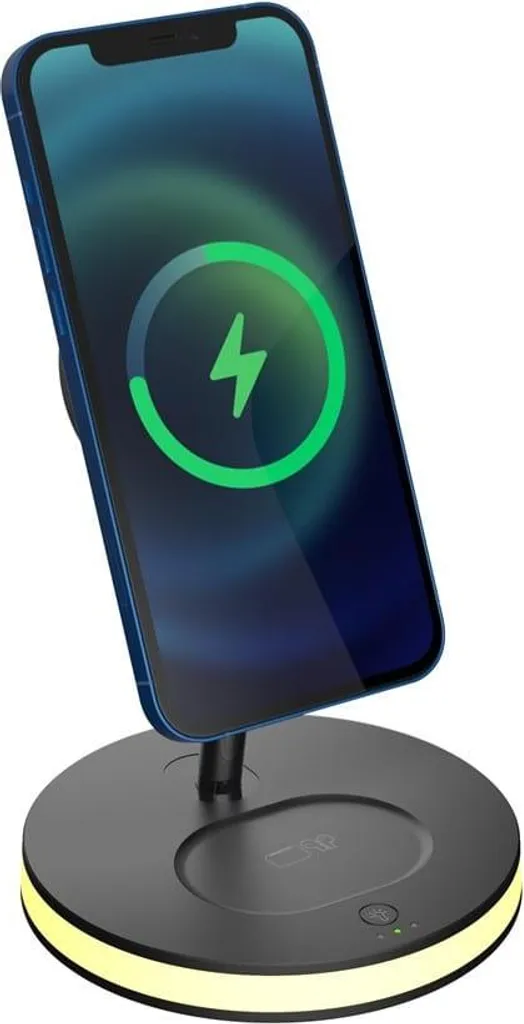 Station de Charge 3 en 1 Magnétique DELTACO QI-1041 Support Sans Fil