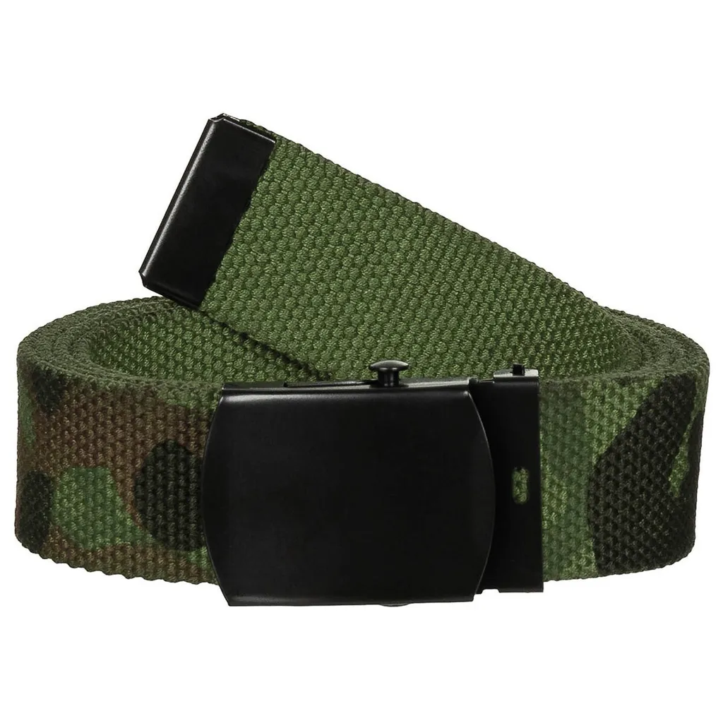 Cintura Outdoor 30mm Mimetica - Chiusura Metallica di Sicurezza