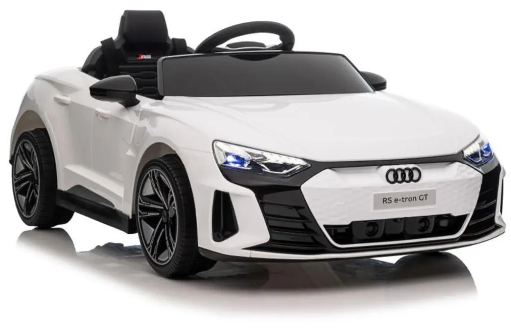 Audi E-Tron GT Blanche QLS-6888 Voiture Électrique Enfant avec Batterie