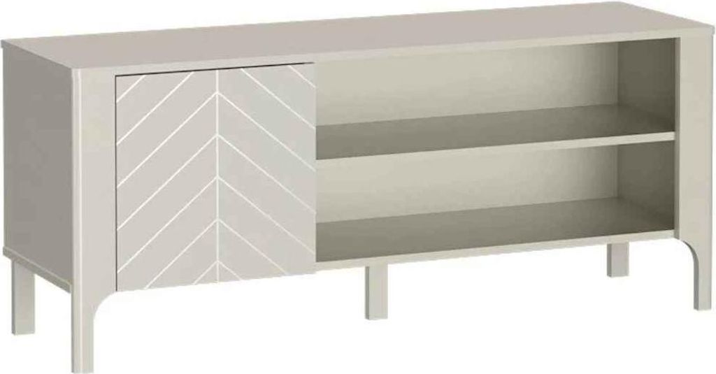 TV-Schrank mit Tür und Fächern LUME MM-6, Kaschmir