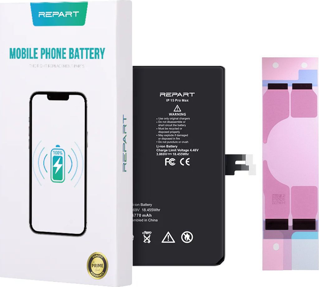 Akumulator REPART do iPhone'a 15 Pro Max 4770 mAh – Zdjęcie produktu 