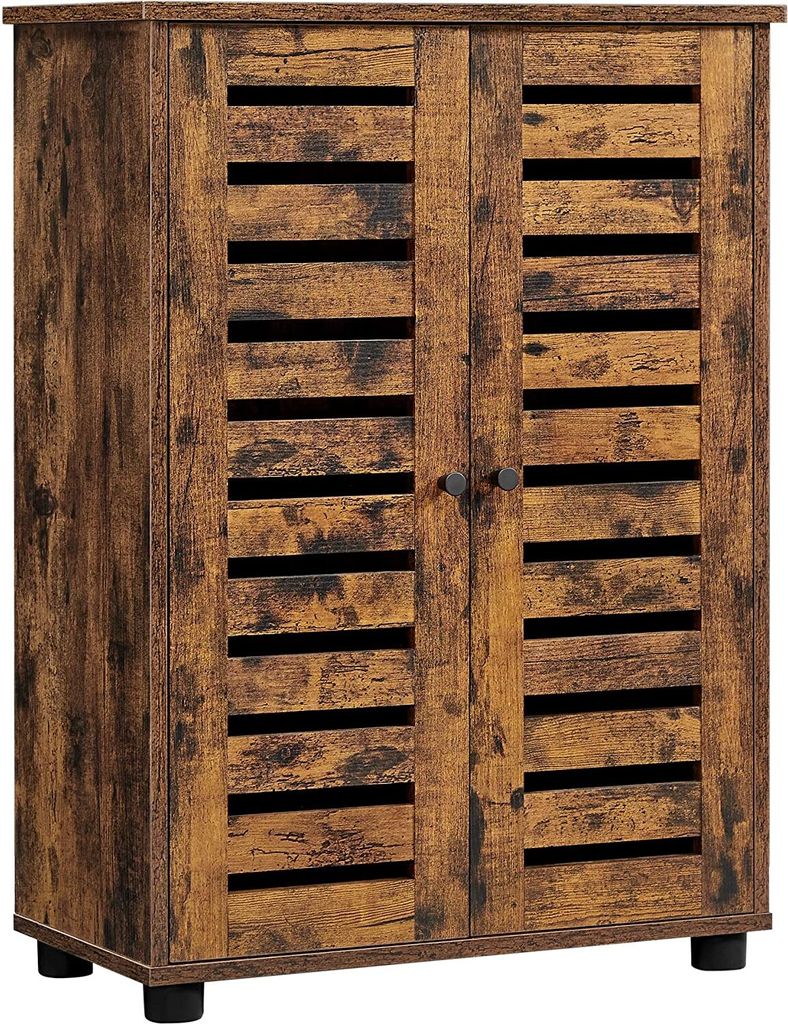 VASAGLE Badezimmerschrank mit Lamellentüren, 2 Produktbild 8