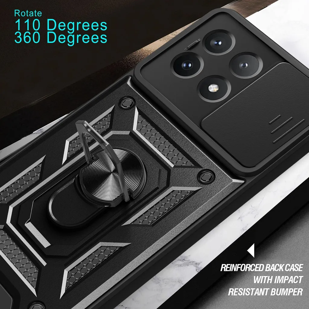 Cover Per Xiaomi Poco X6 PRO 5G – Set 3 Custodie Sottili In TPU Con Disegni Cuore, Morbido E Antiurto - 3