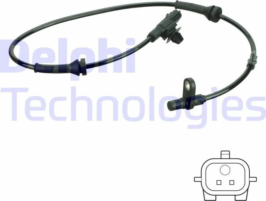 Capteur de vitesse de roue ABS Delphi SS20777 compatible Qashqai J11