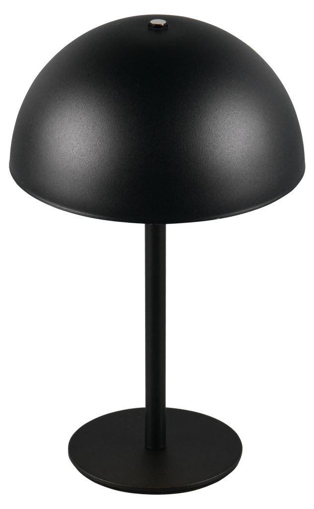 Lampada da tavolo a LED, metallo nero, touch dimmer, Immagine del prodotto 