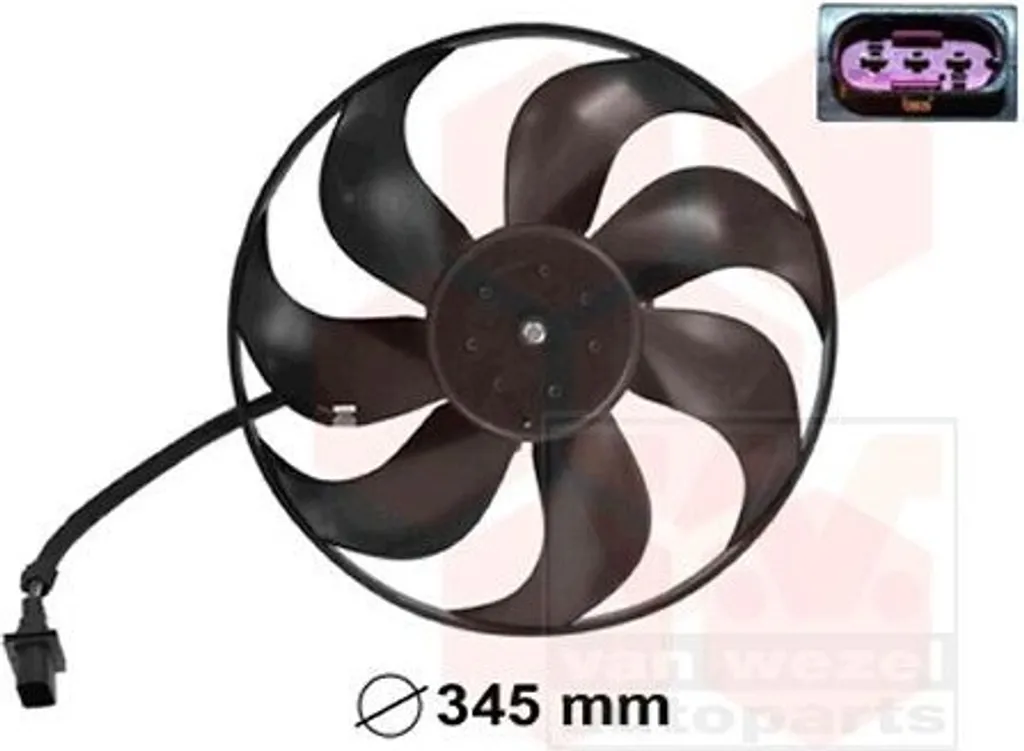Évitez la Surchauffe : Ventilateur Moteur pour VW POLO 9N Radiateur Eau