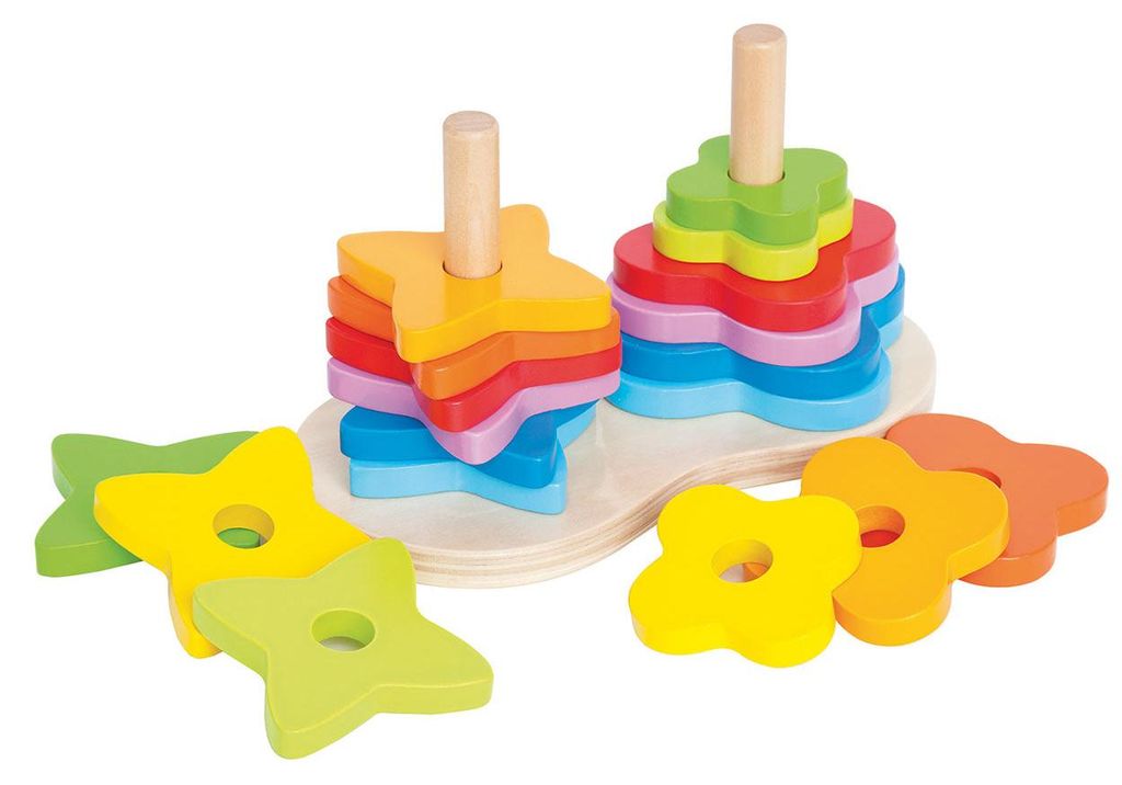 Hape Early Explorer tęczowa gra kołkowa, E0406 Zdjęcie produktu 