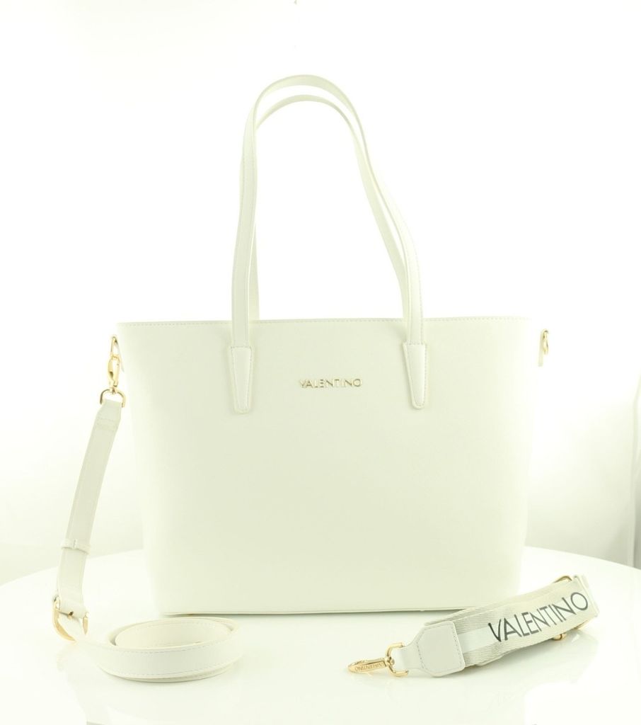 VALENTINO BAGS Zero Re Shopper Bianco