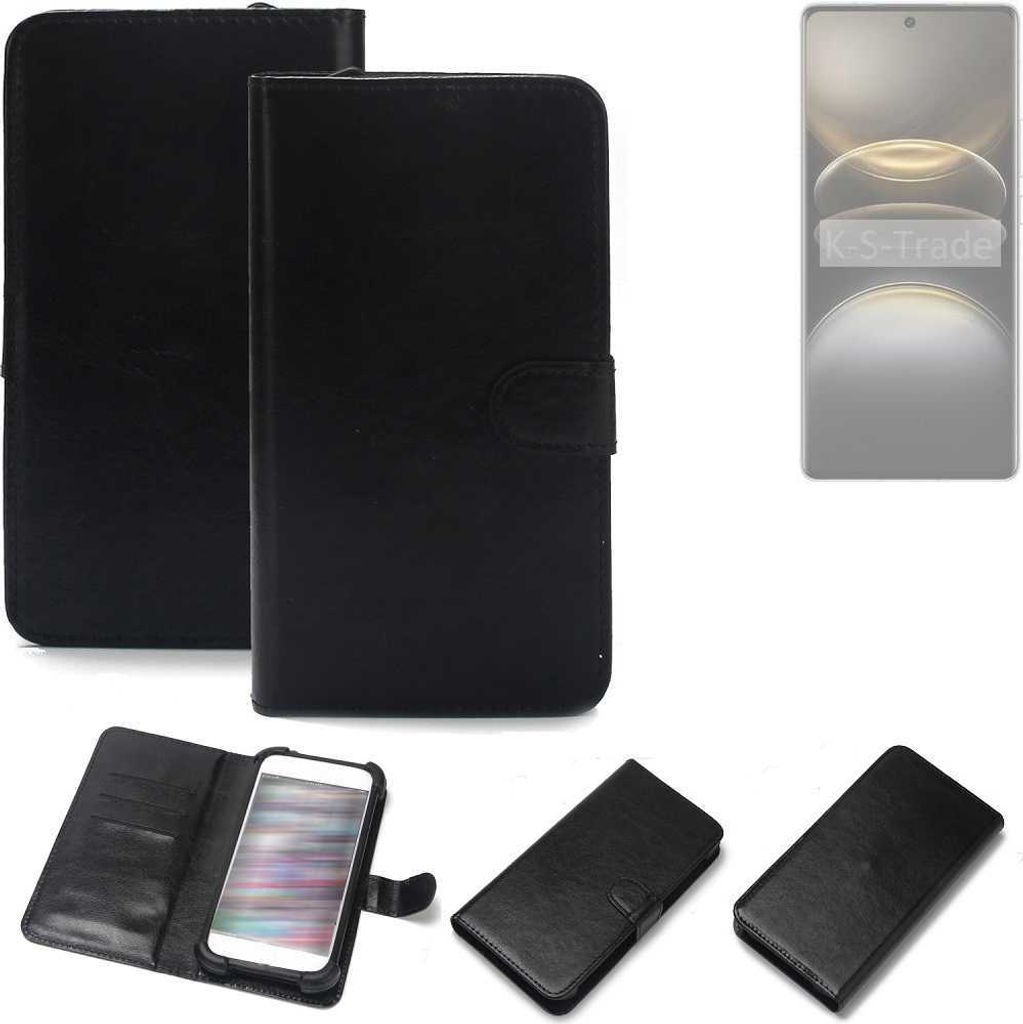 K-S-Trade Handyhülle Schutzhülle kompatibel mit Vivo X100s Pro Handy Schutz Hülle Handyhülle Bumper schwarz 1x