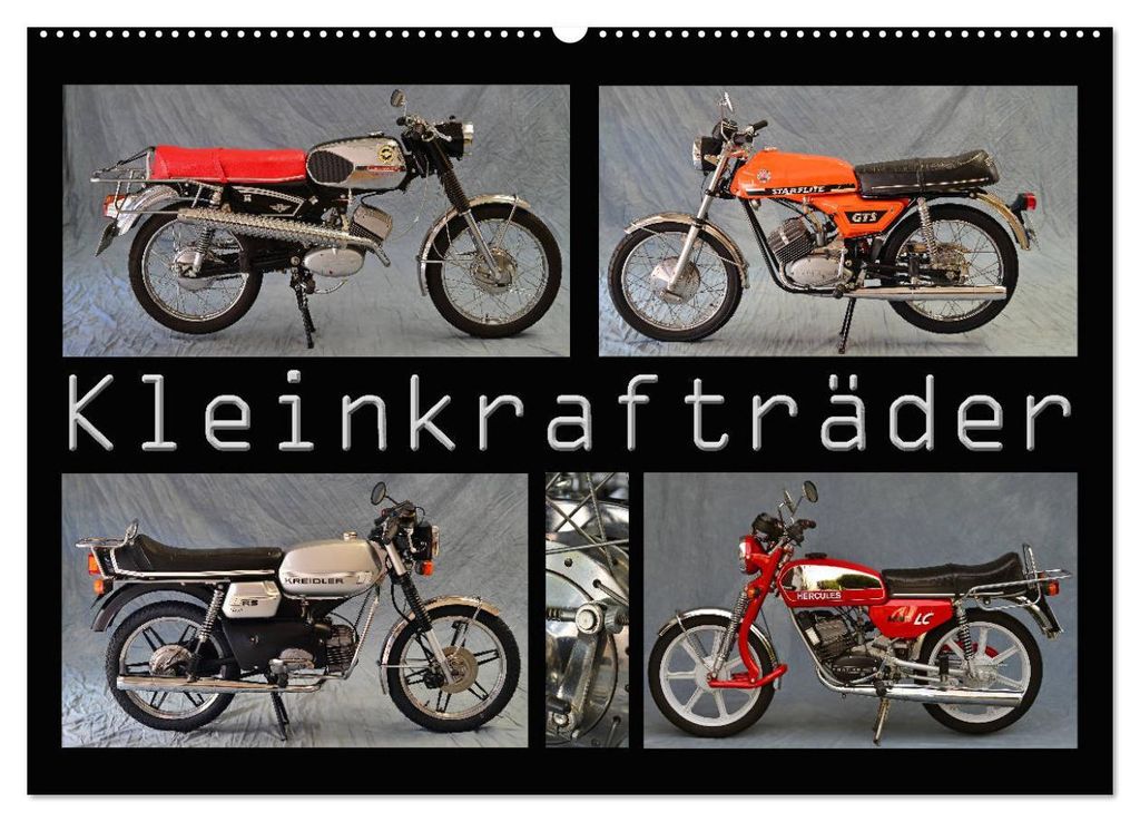 Kleinkrafträder (Wandkalender 2027 DIN A2 quer), CALVENDO Monatskalender