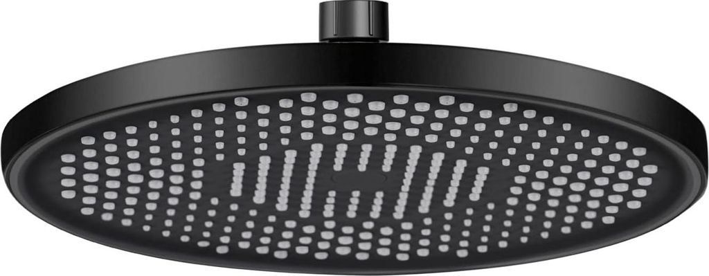 10 Zoll runder Edelstahl Regenduschkopf - verstellbarer Hauptduschkopf - wassersparend - anti-Kalk-Düsen - Wasserfall-Duschkopf - Durchmesser 26 cm