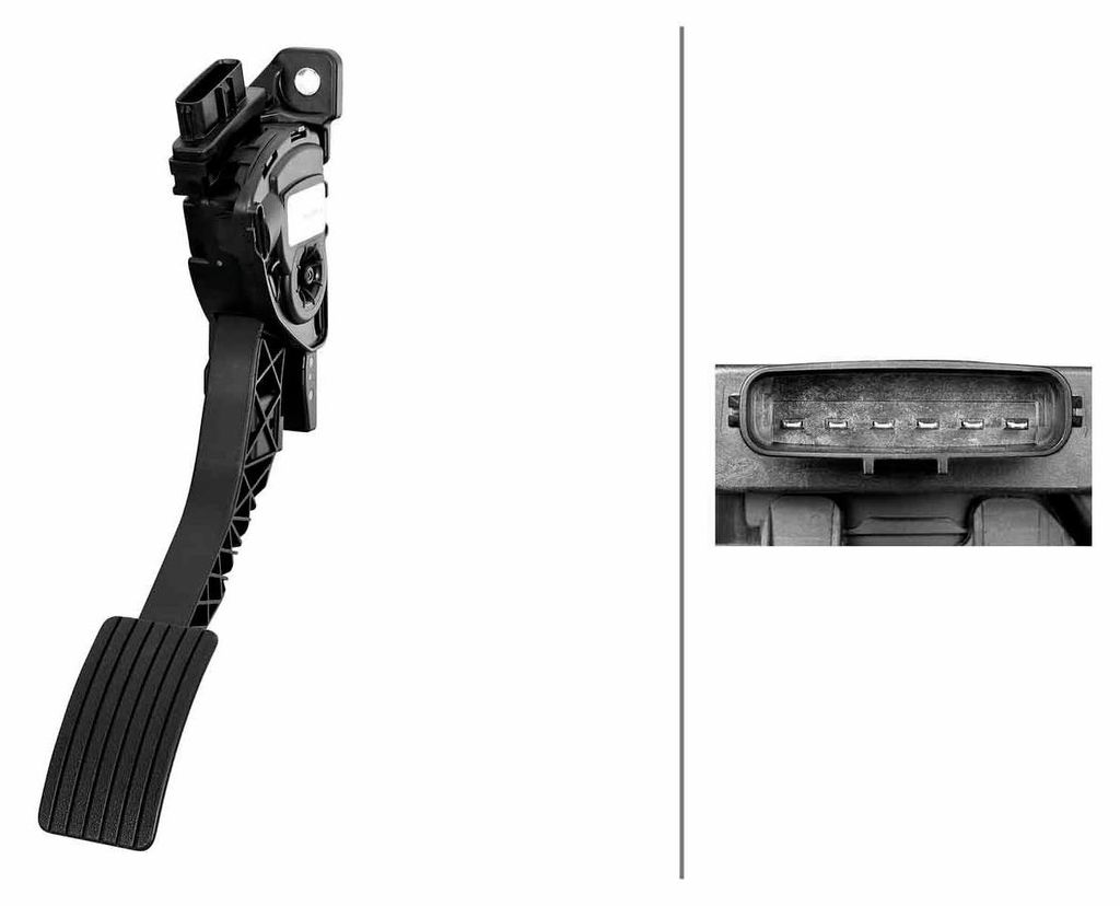 Sensor Fahrpedalstellung Schaltgetriebe 6-polig HELLA für u.a. MITSUBISHI L200